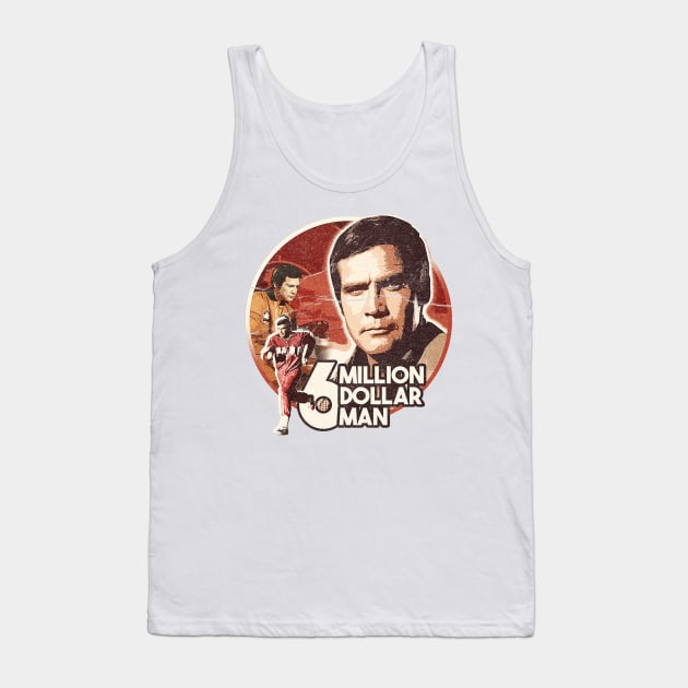 6 million dollar man retro Tank Top by GW ART Ilustration